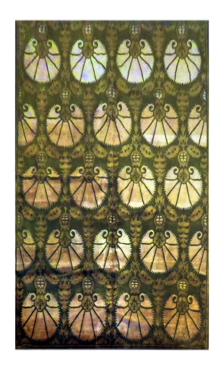 One Of The Kind Indian Hand-Knotted Rug 8'11'' X 11'11''